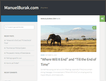 Tablet Screenshot of manuelburak.com